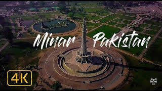 Minar e Pakistan Drown view | Lahore | 4k