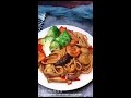 番茄虾仁炒意面fried spaghetti with tomato and shrimp