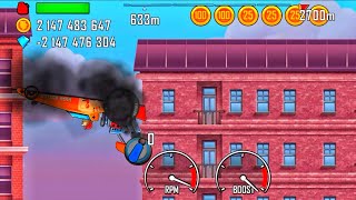 hill climb racing - Dragster on rooftops | android iOS gameplay  #468 Mrmai Gaming