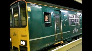 GWR Class 150/0 - 150002 Departs Portsmouth Harbour For Bristol Parkway