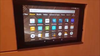 Amazon FireHD 8 tablet - Wall Mount - smart home project with Alexa