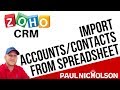 Zoho CRM Import Contacts Merging Duplicates