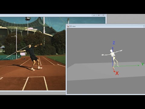 Javelin analysis – motion recording without markers