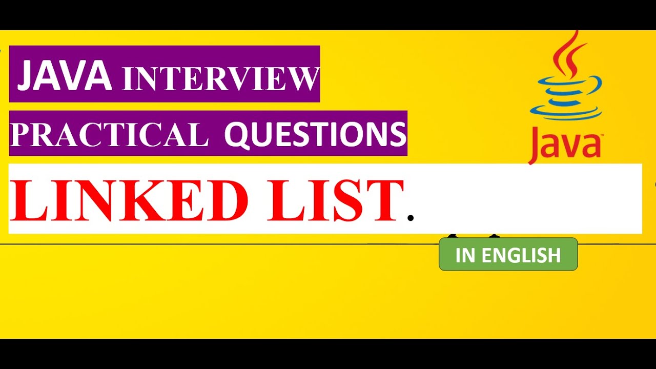 Linked List Practice Questions Java Programming Practice Youtube