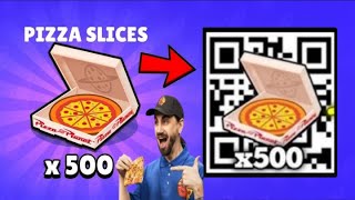 Free 500 PIZZASLICEGLI TCHGIFTSNEW QR CODE BRAWLSTARS QR CODES2025