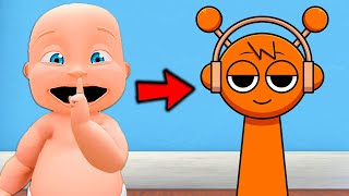 Baby Meets Sprunki Friends!