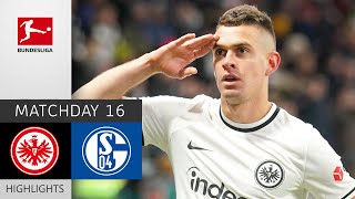 Eintracht Frankfurt - FC Schalke 04 | 3-0 | Highlights | Matchday 16 – Bundesliga 2022/23