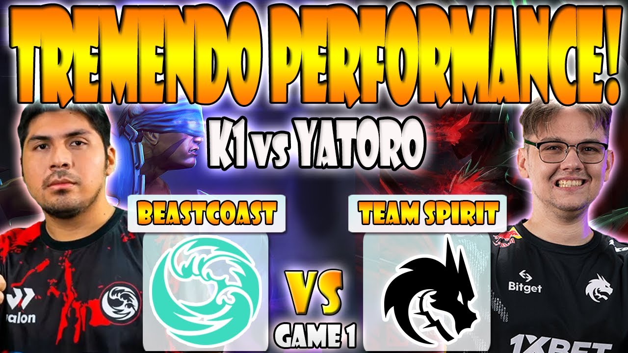 BEASTCOAST VS TEAM SPIRIT BO2[GAME 1] K1, SCOFIELD VS YATORO - ESL ONE ...