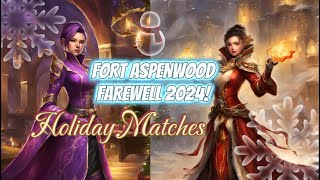 Guild Wars PvP: Fort Aspenwood FAREWELL 2024 Holiday Matches with Mesmer, Monk and Ele! Ho Ho Ho!