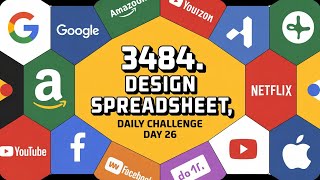 Leetcode 3484 Design Spreadsheet #leetcode #codinginterview #dailychallenge #python #day26