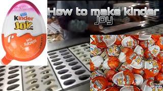 how to make kinder joy in  factory #howtomake