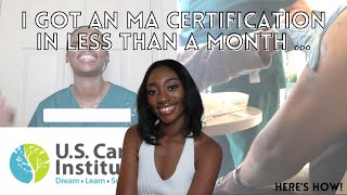 HOW I GOT A MEDICAL ASSISTANT CERTIFICATION IN LESS THAN A MONTH