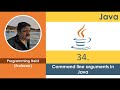 #034 command line arguments in java