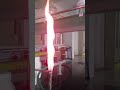 #chemistry experiments #Srontium ion flame test: