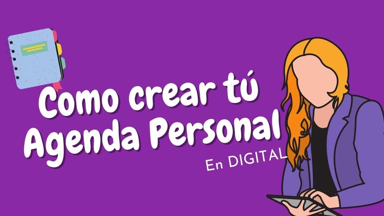 Crea Tu AGENDA PERSONAL En CANVA - YouTube