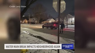 Grand Rapids homeowners face second water main break on Allerton Ave