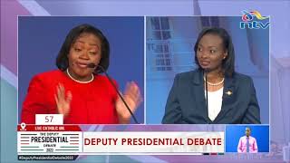 Justina Wamae boldly defends marijuana policy | Deputy Presidential Debate