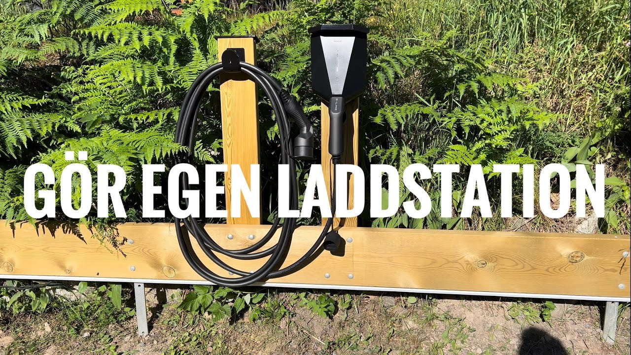 Gör En Egen Laddstation Med Laddstolpe Och Laddbox För Laddning Av ...