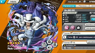 Rob Lucci nivel 80 | game play || Bounty rush