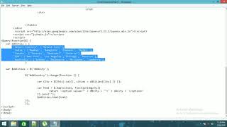 Jquery cascading DropDown list | jQuery cascading dropdown for javascript code