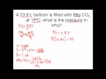 IDEAL GAS LAW PRACTICE PROBLEMS - How to Solve Ideal Gas Law Problems in Chemistry