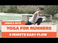 5  Minute Yoga for Runners Easy Flow with Jess Skye | Women's Health UK