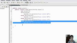 Java Programming Tutorial 19 (Else If Statement)...Halil İbrahim CANATAN HD