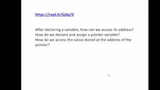Pointers Part 2