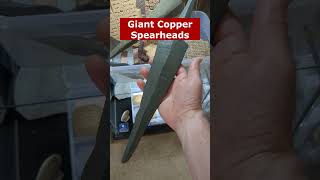 Giant spearheads found in Philistia 🍢 #museum #shorts