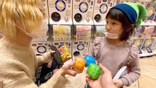 ひとりっ子のななたんガチャガチャもお菓子自販機もやり放題！！【ココロマン普段の様子】