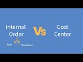 Cost Center vs Internal Order #learnSAP