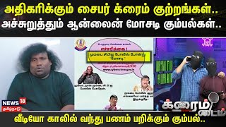 Crime Time | அதிகரிக்கும் சைபர் க்ரைம் குற்றங்கள்.. அச்சுறுத்தும் ஆன்லைன் மோசடி கும்பல்கள்..