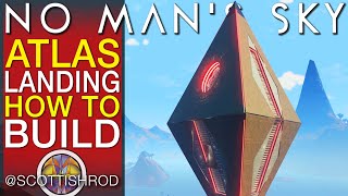 How To Build The Atlas Base - 3 Sided Pyramid - Diamond Base - No Man's Sky 2024 - NMS Scottish Rod