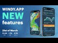 New features of Windy.app and WindHub