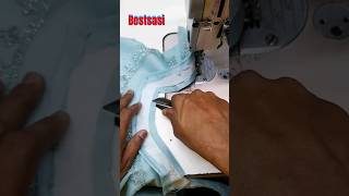 How to turn blouse neck with canvas #shortsvideo