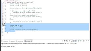 compareTo() method (Java)