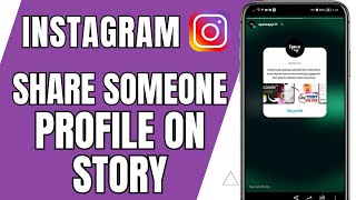 Share Someone's Profile On Instagram Story