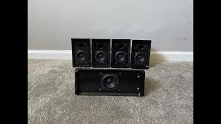 Yamaha NS-P40 - NS-B40 and NS-C40 Home Theater Surround Speakers