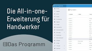 Das Programm: Die all-in-one-Erweiterung für Handwerker| bexio Marketplace