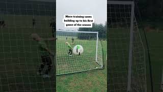 Training Saves 💪 #fatherandson  #goalkeeper #yesollie