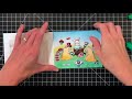 technique magnetic interactive card with xyron by channin