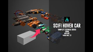 13 Scifi Hover Car | www.youtube.com/@apuart786 | 3D Design