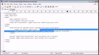 jQuery Tutorial 29 Enable submit button after file selected