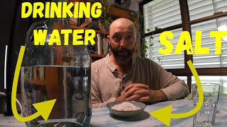 How to extract drinking water and salt from sea water. The follow up video.