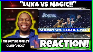 Luka Doncic vs. Prime Magic Johnson 1-on-1 | THE PORTAL S1 E5 | Reaction  🔥🏀