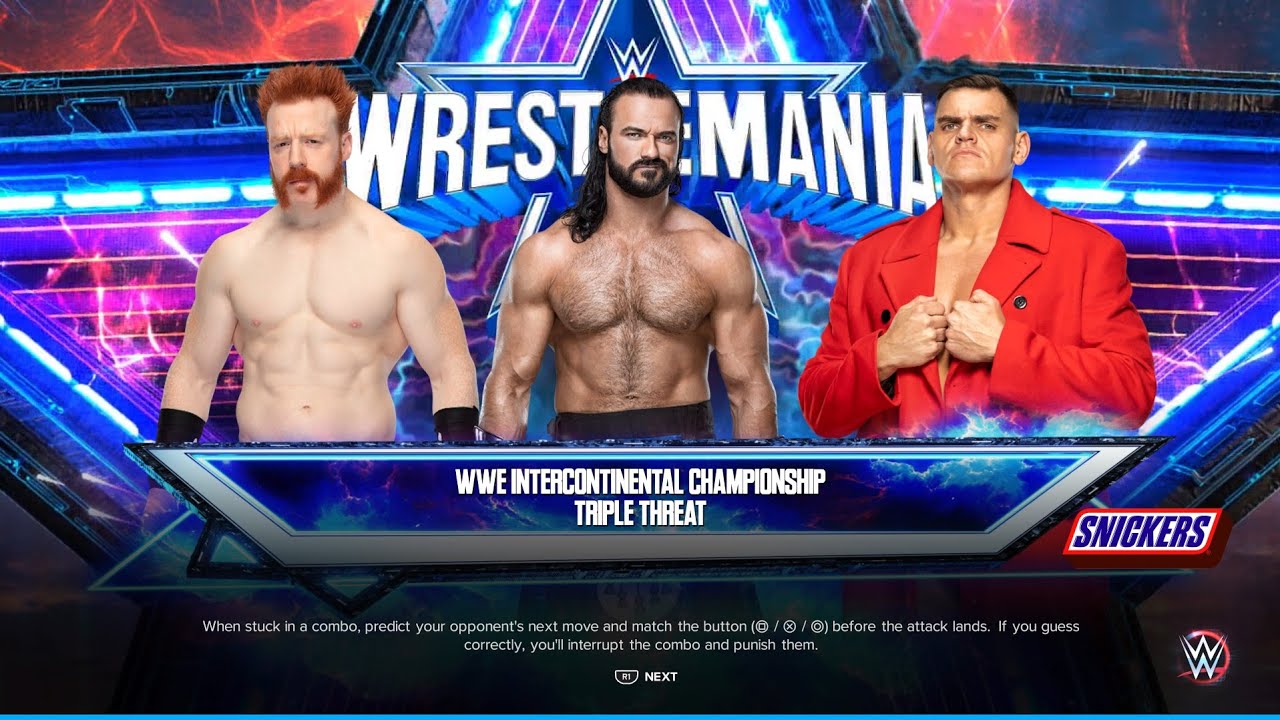 WWE 2K23 WWE Wrestlemania 39 Drew Mcintyre Vs Sheamus Vs Gunther - YouTube