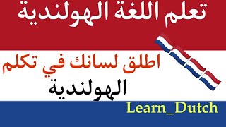 مراجعة شاملة لأساسيات اللغة الهولندية من الصفر ـ صيغة الماضي | النعت الماضي | الماضي المستمر NL🇳🇱