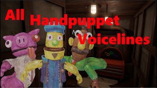 My friendly neighborhood: All Handpuppet voice lines