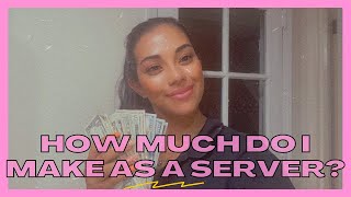 HOW MUCH $ DO I MAKE AS A SERVER 👀🤑| WEEK IN MY LIFE VIDEO | WAITRESS VLOG