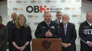 Watch as NYPD executives provide an update on an ongoing investigation in Brooklyn.